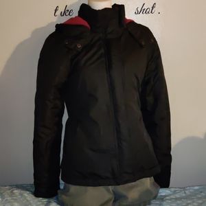 Attention Black Jacket Fleece Lining Small